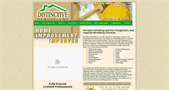 Desktop Screenshot of distinctiveremodelers.com